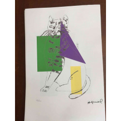 Litografie Andyho Warhola ofsetová edice 100 cm 57x38