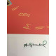 Andy Warhol Off set lithograph 100 cm edition 57x38
