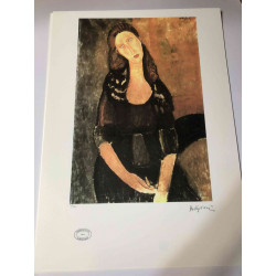 Amedeo Modigliani lithograph off set 50x70 cm Archives Paris