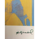 Andy Warhol Lithographie Off-Set-Edition 100 cm 57x38