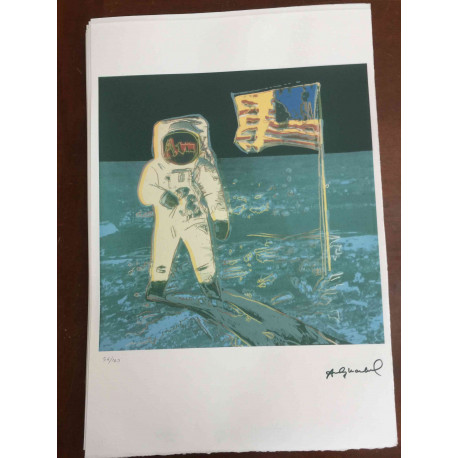 Andy Warhol Lithographie édition hors set 100 cm 57x38