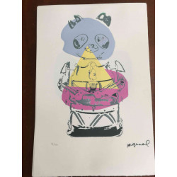 Andy Warhol Lithographie Off-Set-Edition 100 cm 57x38