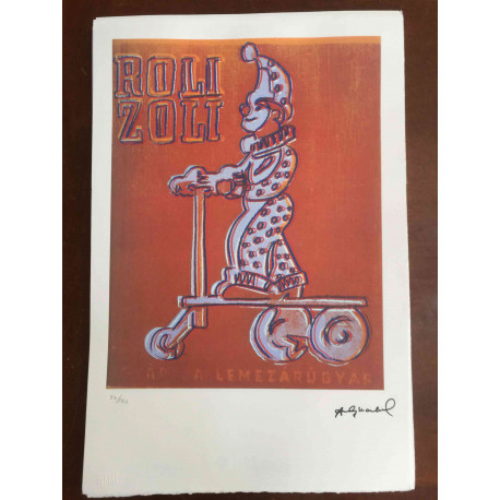 Andy Warhol Litografia off set editie 100 cm 57x38