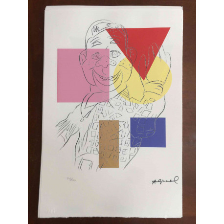 Andy Warhol Lithografie off-set editie 100 cm 57x38