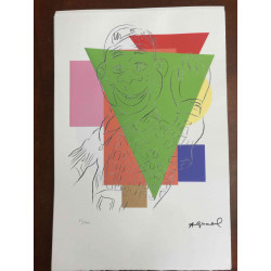 Andy Warhol Lithografie off-set editie 100 cm 57x38