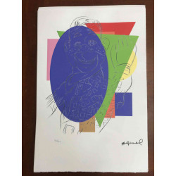 Andy Warhol Off set lithograph 100 cm edition 57x38