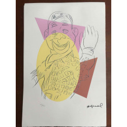 Andy Warhol Litografia off set edizioa 100 cm 57x38