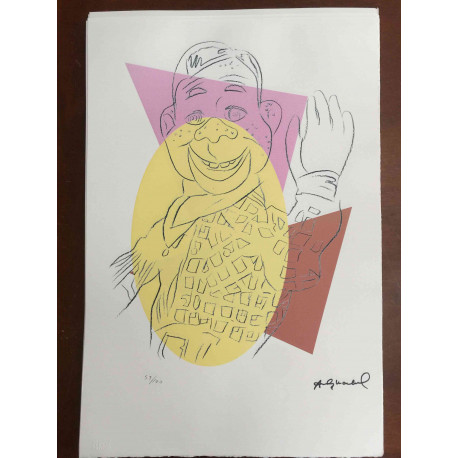 Andy Warhol Litografia off set edizioa 100 cm 57x38