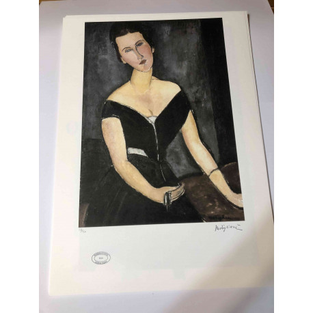 Litografia Amedeo Modigliani zo sady 50x70 cm Archives Paris