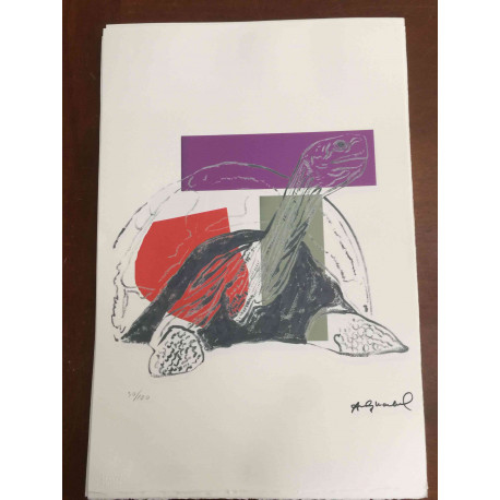 Andy Warhol Off set lithograph 100 cm edition 57x38