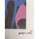 Andy Warhol Lithographie édition hors set 100 cm 57x38