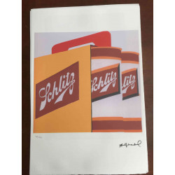 Andy Warhol Lithographie Off-Set-Edition 100 cm 57x38
