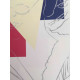 Andy Warhol Lithographie édition hors set 100 cm 57x38