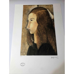 Amedeo Modigliani lithographie hors set 50x70 cm Archives Paris