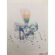 Andy Warhol Lithographie édition hors set 100 cm 57x38
