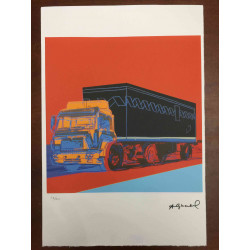 Andy Warhol Lithographie Off-Set-Edition 100 cm 57x38
