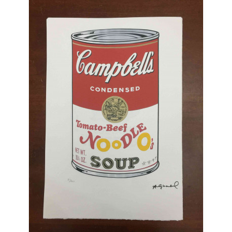 Litografia Andyho Warhola offsetová edícia 100 cm 57x38