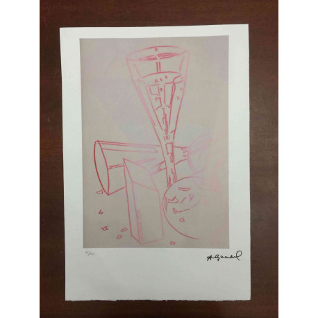 Andy Warhol Litografia off set edizioa 100 cm 57x38
