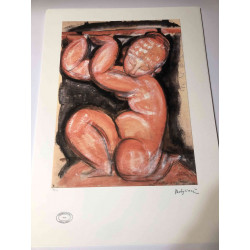Offset litografii Amedeo Modiglianiego 50x70 cm Archiwum Paryża