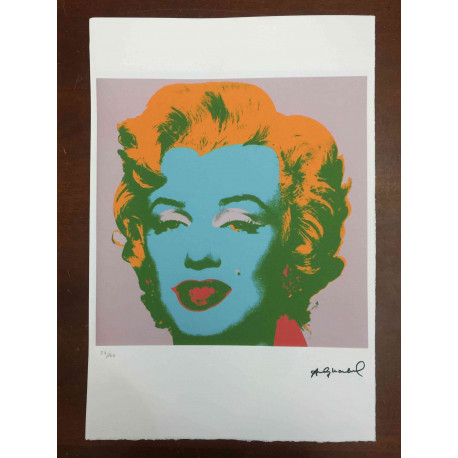 Andy Warhol Litografia off set edizione 100  cm 57x38
