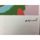 Andy Warhol Litografia off set edizione 100  cm 57x38