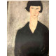 Amedeo Modigliani Lithographie Offset 50x70 cm Archives Paris