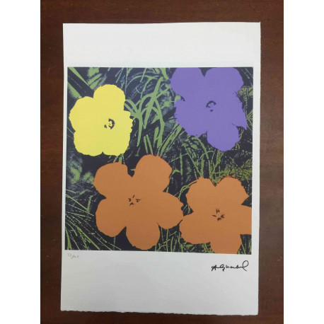 Andy Warhol Litografia off set editie 100 cm 57x38