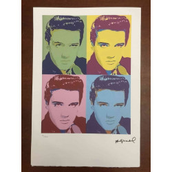 Andy Warhol Lithographie Off-Set-Edition 100 cm 57x38