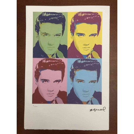 Andy Warhol Lithographie Off-Set-Edition 100 cm 57x38