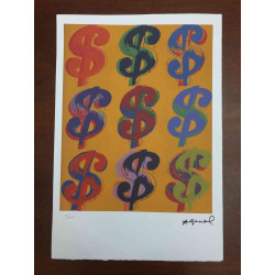 Andy Warhol Litografía offset edición 100 cm 57x38