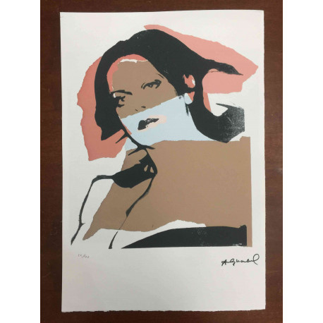 Andy Warhol Off set lithograph 100 cm edition 57x38