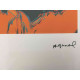 Andy Warhol Off set lithograph 100 cm edition 57x38