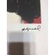Andy Warhol Lithographie Off-Set-Edition 100 cm 57x38