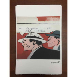 Andy Warhol Lithographie édition hors set 100 cm 57x38