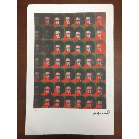 Andy Warhol Off set lithograph 100 cm edition 57x38