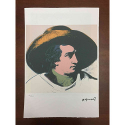 Andy Warhol Litografía edición off set 100 cm 57x38