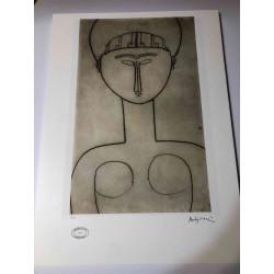 Amedeo Modigliani litho off set 50x70 cm Archief Parijs