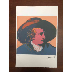 Andy Warhol Off set lithograph 100 cm edition 57x38