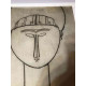Amedeo Modigliani litho off set 50x70 cm Archief Parijs
