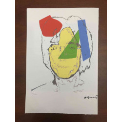 Andy Warhol Litografia edição off set 100 cm 57x38