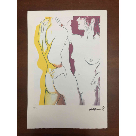 Andy Warhol Litografia off set edizioa 100 cm 57x38
