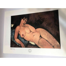 Amedeo Modigliani litografía off set 50x70 cm Archives Paris