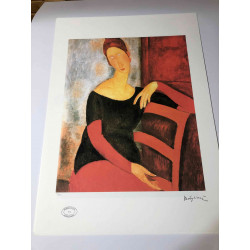 Amedeo Modigliani lithographie hors set 50x70 cm Archives Paris