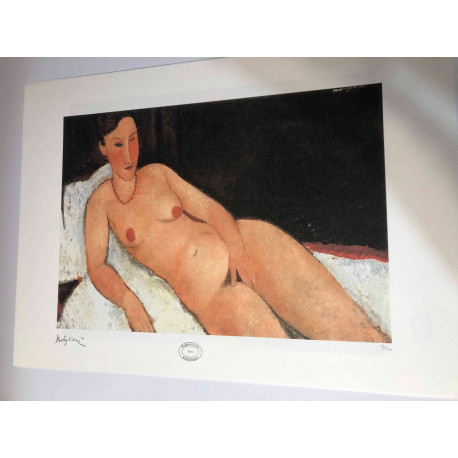 Amedeo Modigliani litho off set 50x70 cm Archief Parijs