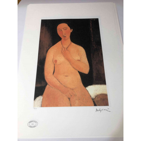 Offset litografii Amedeo Modiglianiego 50x70 cm Archiwum Paryża