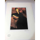 Litografía de Amedeo Modigliani sobre plató 50x70 cm Archivos París