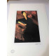 Litografía de Amedeo Modigliani sobre plató 50x70 cm Archivos París