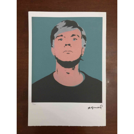 Andy Warhol Lithographie édition hors set 100 cm 57x38