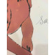 Andy Warhol Lithographie Off-Set-Edition 100 cm 57x38