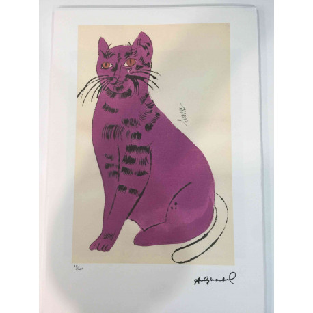 Andy Warhol Lithographie Off-Set-Edition 100 cm 57x38